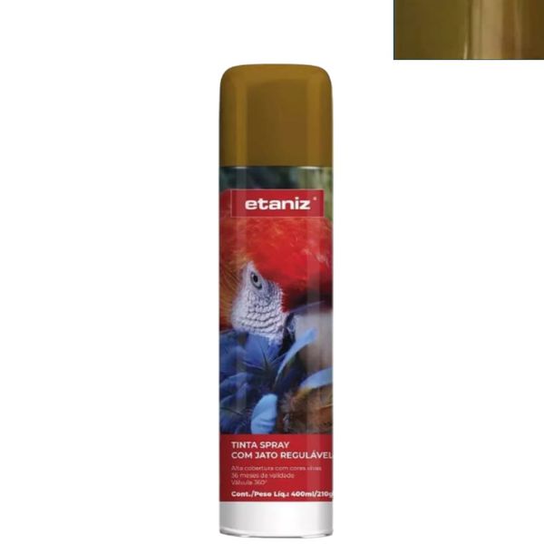 TINTA OURO METALICA 400 ML SPRAY