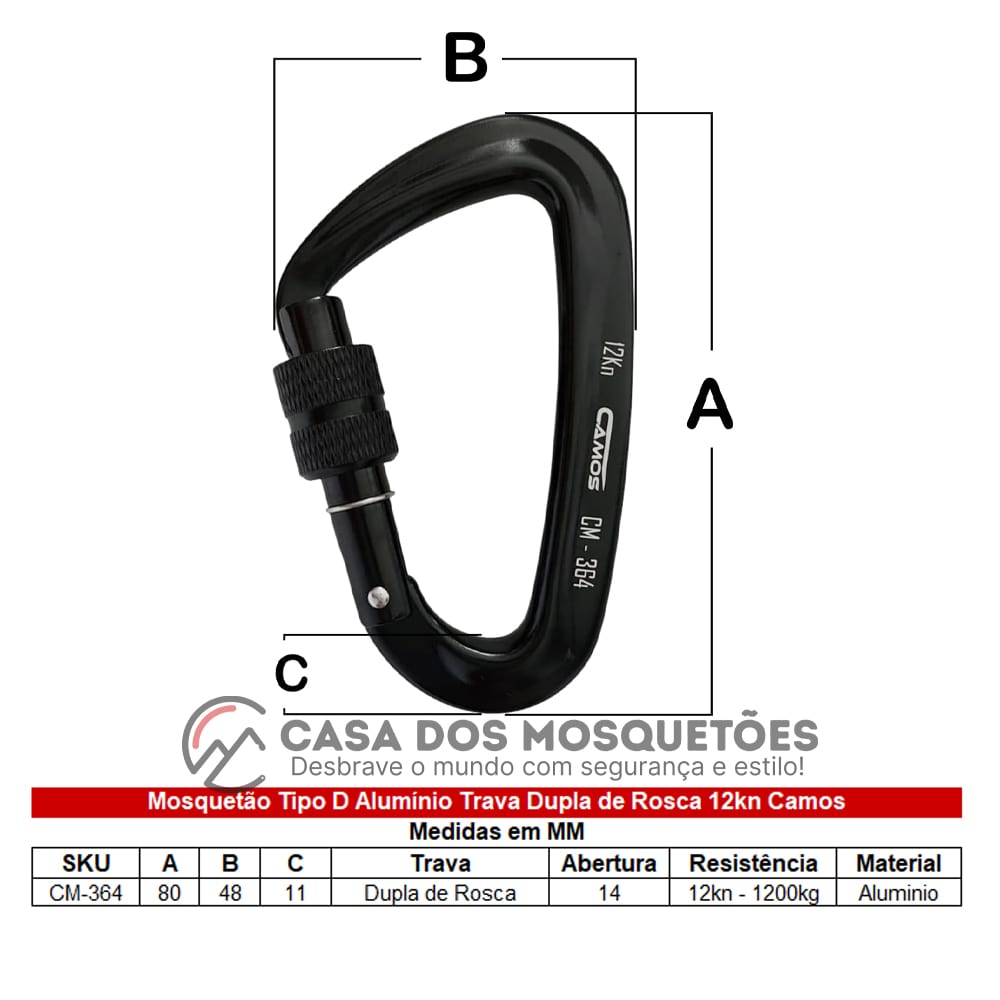 MOSQUETAO 1,200 KG TR.DUPLA ESTAMP