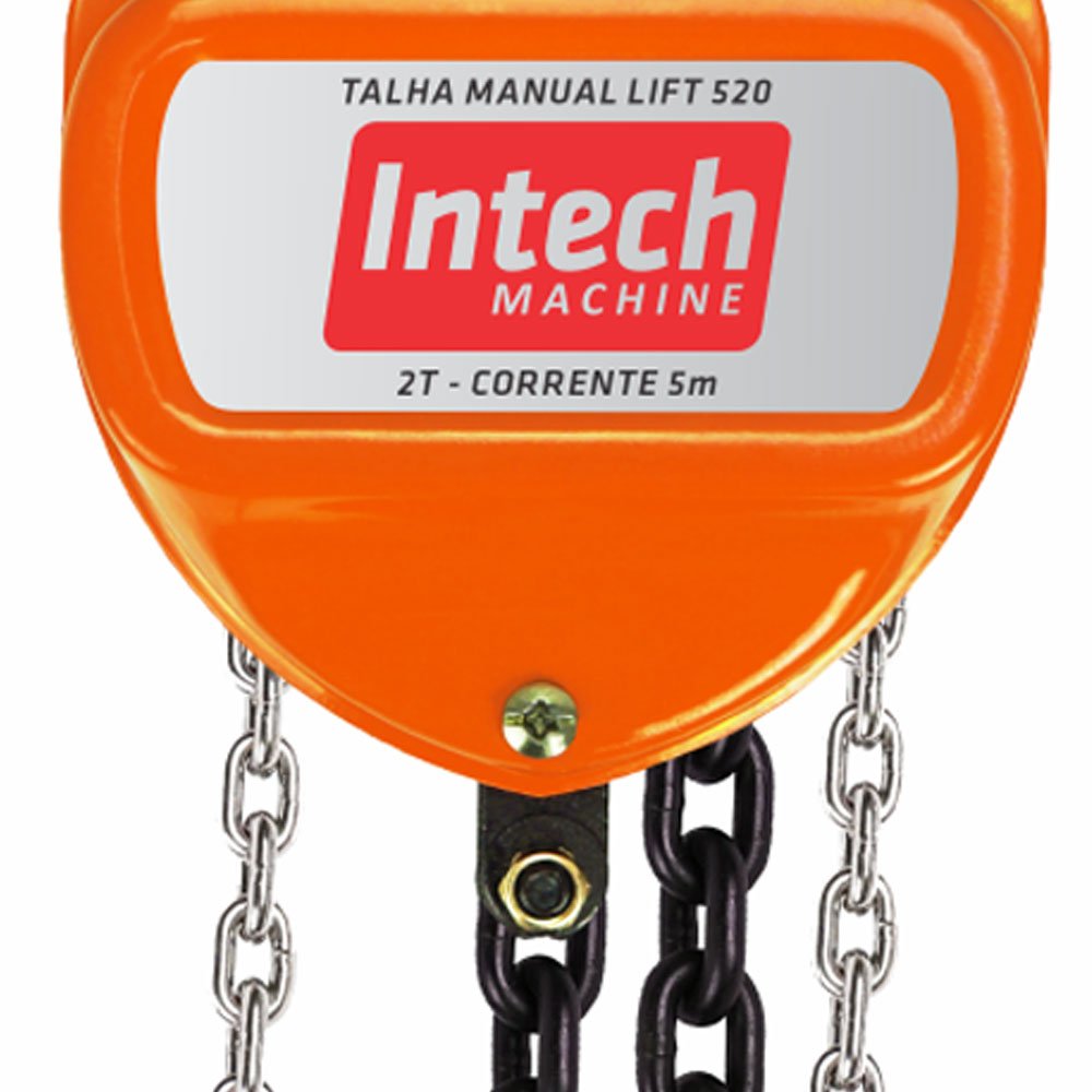 TALHA MANUAL 2,0 TON X 5MT CORRENTE  INTECH