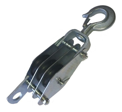 MOITÃO DE AÇO 1/2" X 3 ROLDANA 60MM 970 KG WORKER