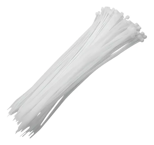 ABRAÇADEIRA NYLON 2,5 X 250 MM BRANCA FRONTEC
