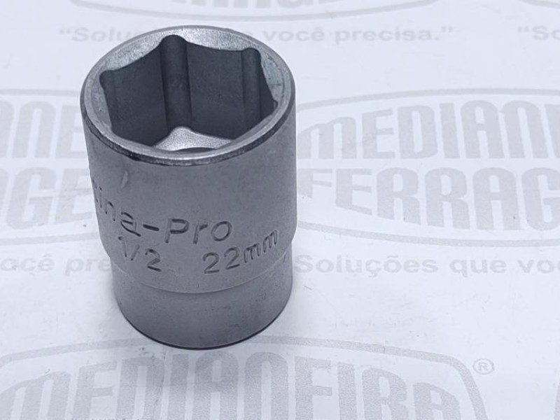 SOQUETE 1/2 X 22 MM  SEXT. TRAMON.