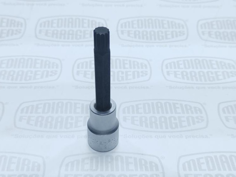 SOQUETE 1/2 X 10 MM  MULTDENTADO LONGO TRAM. PRO