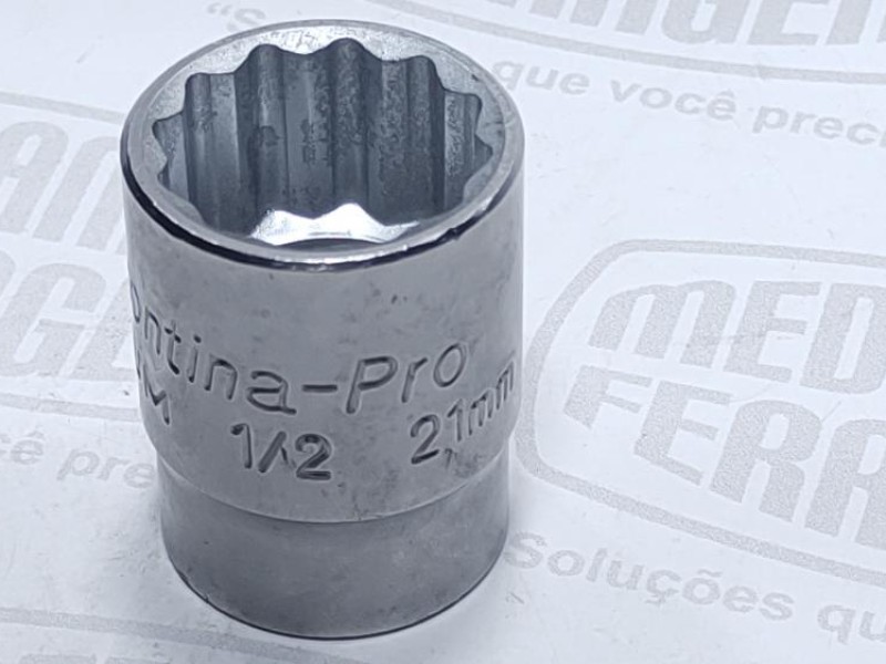 SOQUETE 1/2 X 21 MM  ESTR. TRAMONTINA