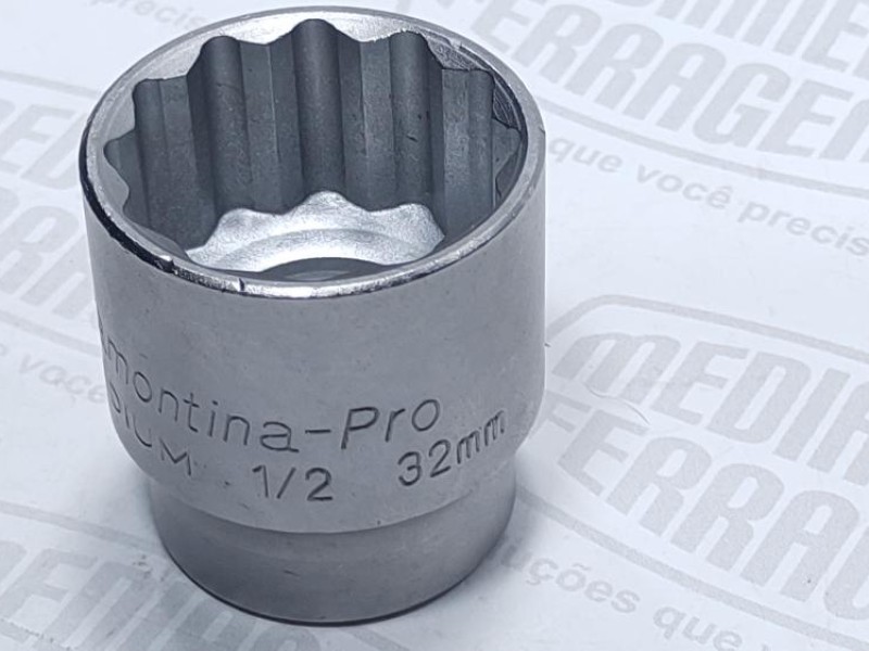 SOQUETE 1/2 X 32 MM  ESTR. TRAM. PRO