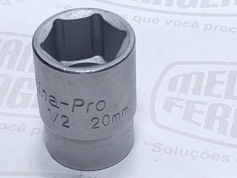 SOQUETE 1/2 X 20 MM  SEXT. TRAMONTINA