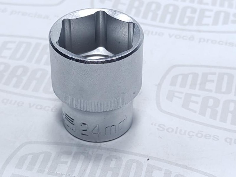 SOQUETE 1/2 X 24 MM  SEXT. STELS