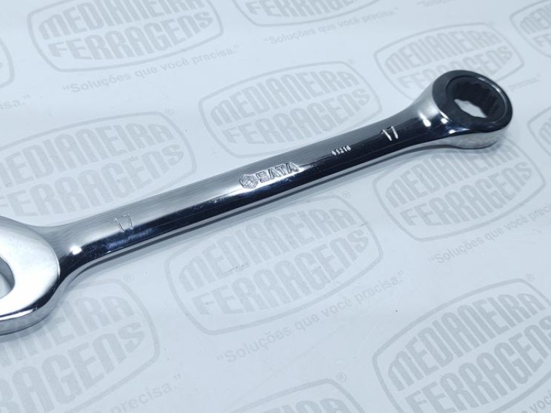 CHAVE COMBINADA 17 MM C/CATRACA SATA
