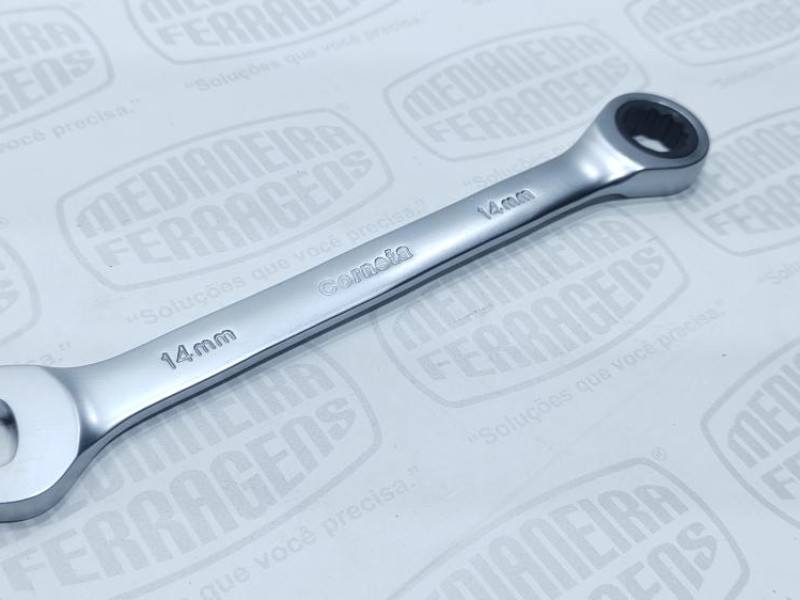 CHAVE COMBINADA 14 MM C/CATRACA CORNETA