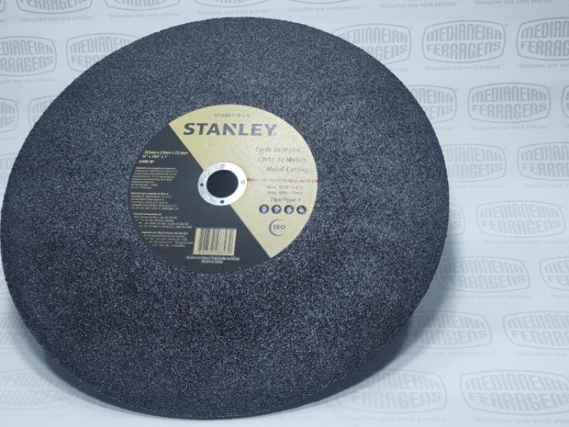DISCO CORTE 14  X 1 X 2,8 MM ACO/INOX STANLEY