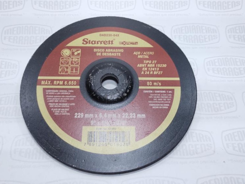 DISCO DESBASTE 9 X 7/8 STARRETT