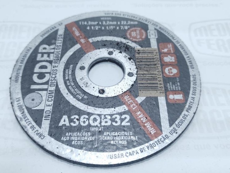 DISCO CORTE  4.1/2  X 7/8 X 3,0 MM HEAVY DUTY