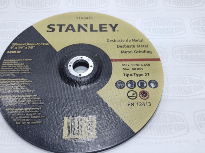 DISCO DESBASTE 9 X 7/8 STANLEY