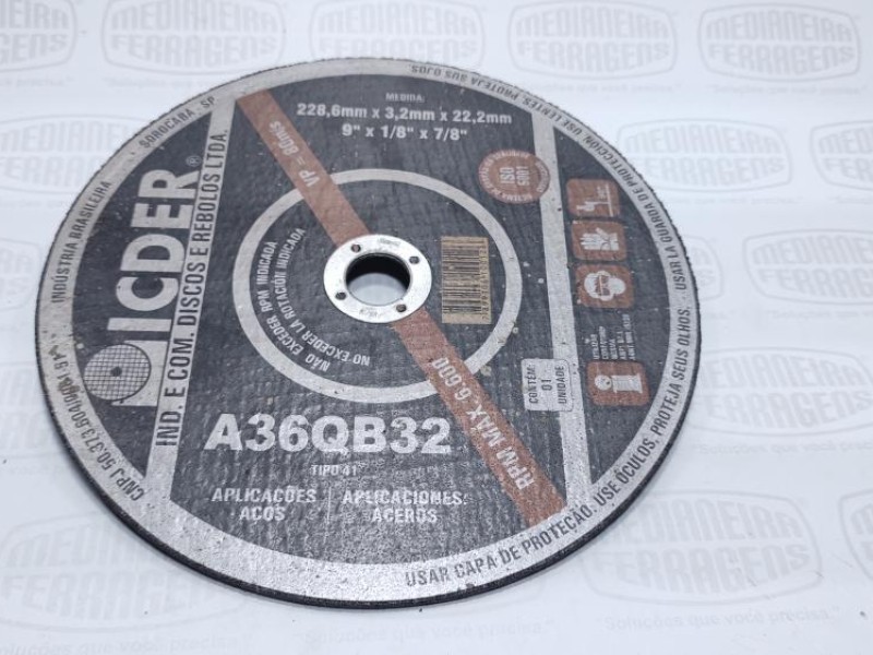 DISCO CORTE  9  X 7/8 X 3,2 ICDER