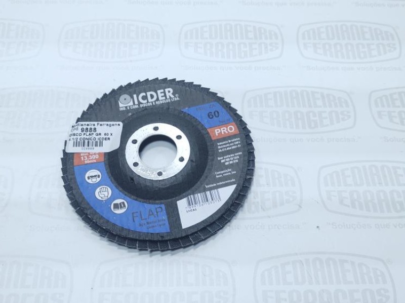 DISCO FLAP GR  60 X 4.1/2 CONICO ECOINOX HEAVY DUTY