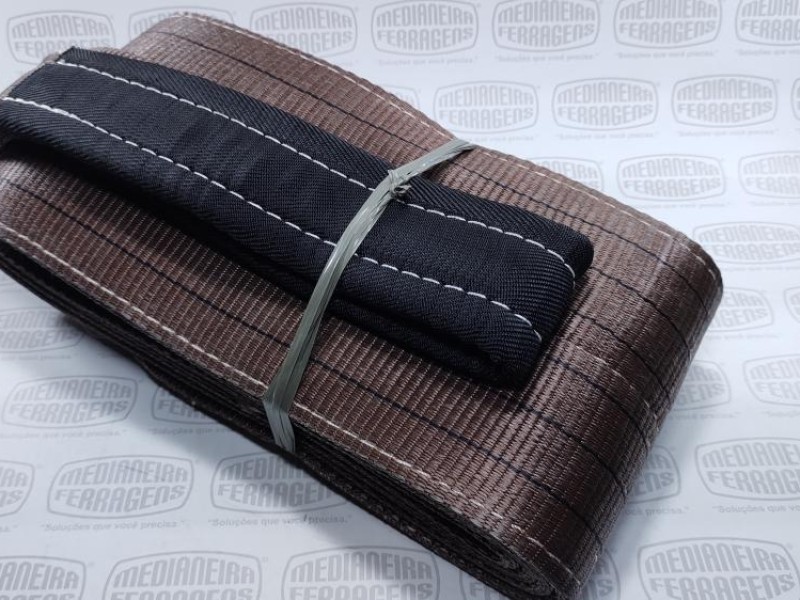 SLING  6,0 TON X 180 MM X 4 MT F.TRAB 7X1 MARROM FITA CABO
