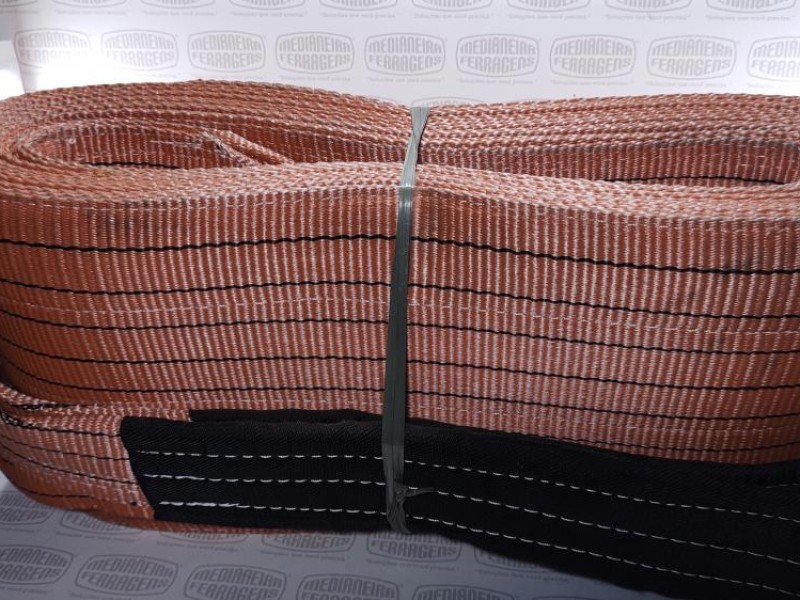 SLING 10,0 TON X 300 MM X 10 MT F.TRAB 7X1 LARANJA ASTRO