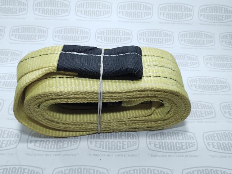SLING  3,0 TON X 90 MM X 6 MT F.TRAB 7X1 AMARELO FITA CABO
