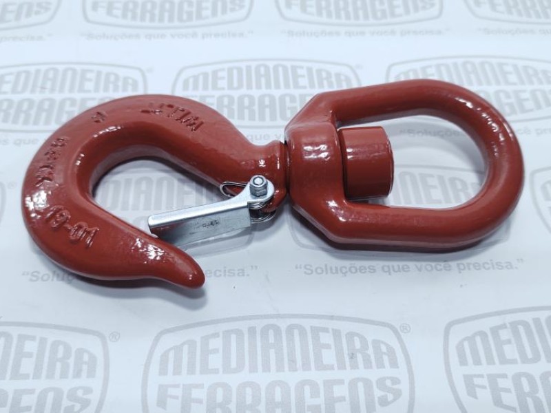 GANCHO  2,0 TON GIRAT. C/TRAVA