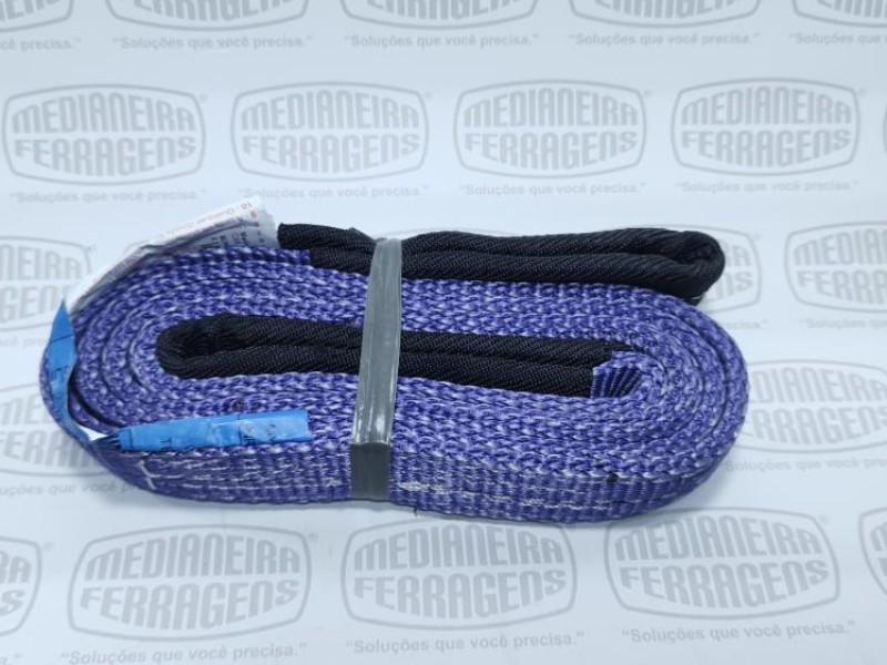 SLING  1,0 TON X 30 MM X 2 MT F.TRAB 7X1 VIOLETA FITA CABO