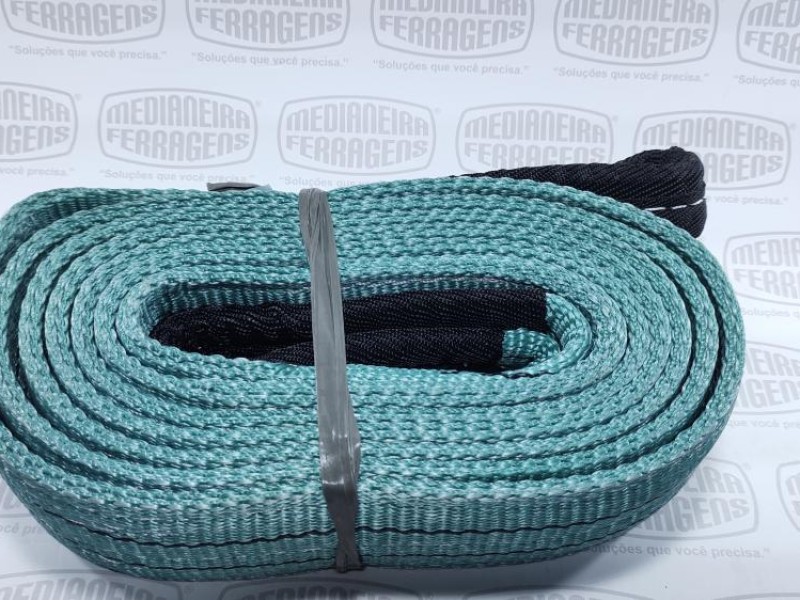 SLING  2,0 TON X 60 MM X 4 MT F.TRAB 7X1 VERDE FITA CABO