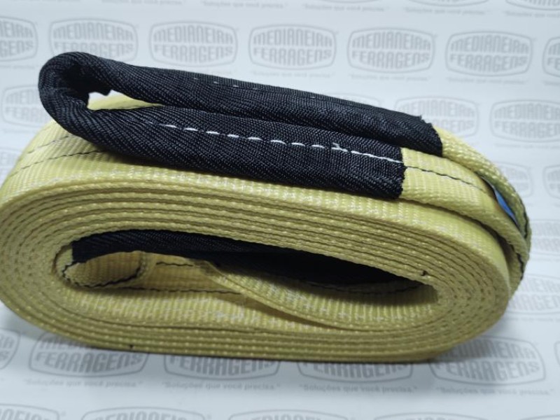 SLING  3,0 TON X 90 MM X 4 MT F.TRAB 7X1 AMARELO FITA CABO