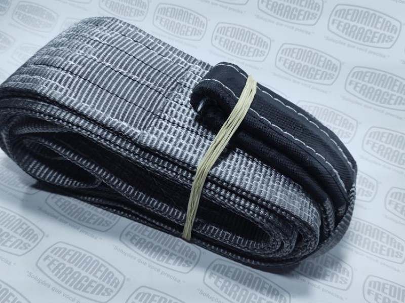 SLING  4,0 TON X 120 MM X 2 MT F.TRAB 7X1 CINZA FITA CABO
