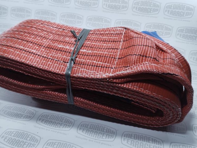 SLING  5,0 TON X 150 MM X 2 MT F.TRAB 7X1 VERM FITA CABO