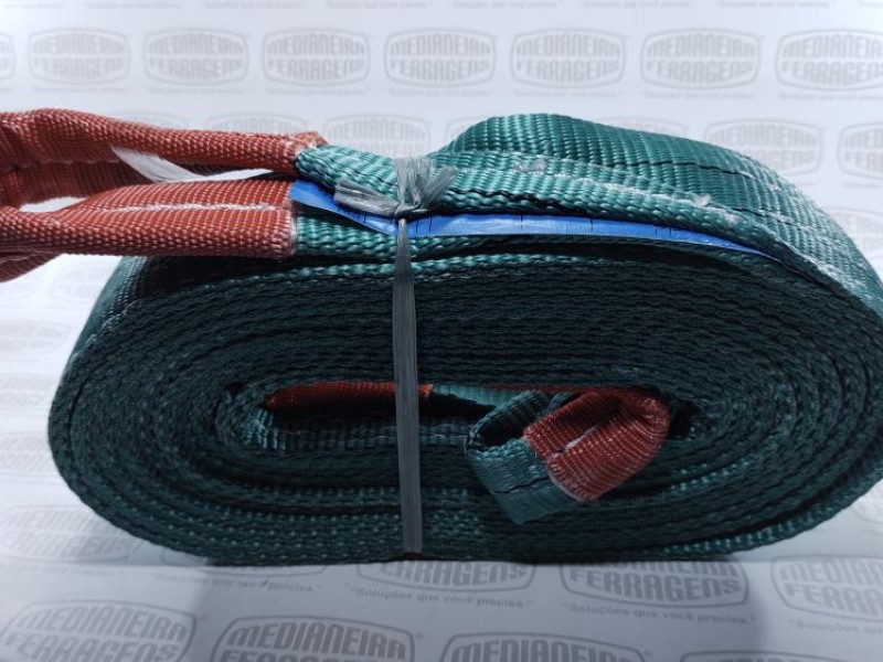 SLING  2,0 TON X 60 MM X 6 MT F.TRAB 7X1 VERDE FITA CABO