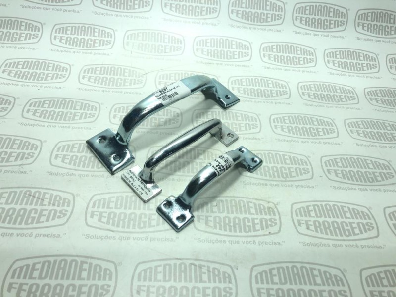 PUXADOR ALÇA 02 128 MM ZINC