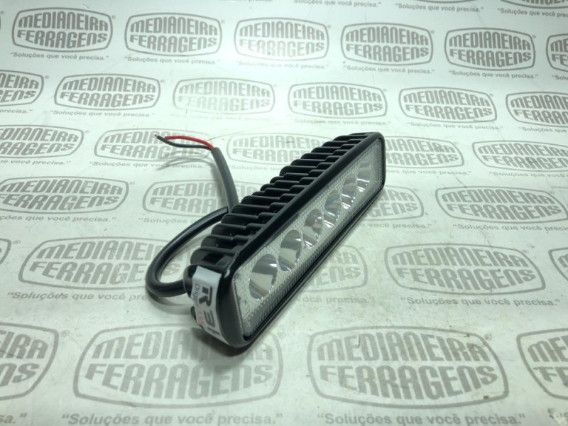 FAROL LED 18 W 40 MM BRANCO RETANG. POLY-418 RBL