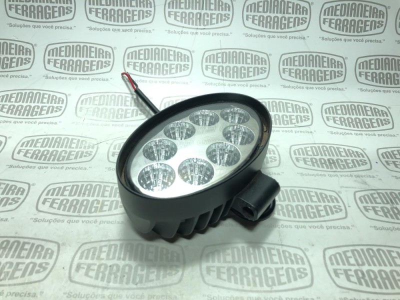 FAROL LED 24 W 55 MM BRANCO OVAL POLY-724 RBL