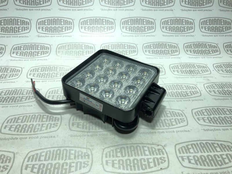 FAROL LED 48 W 47 MM BRANCO QUADRADO POLY-8484W RBL