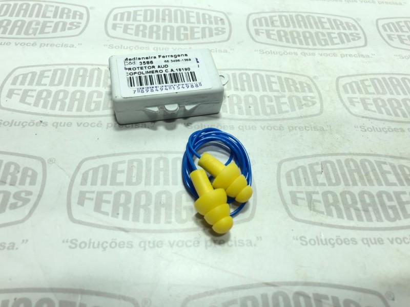 PROTETOR AUD SILICONE CORDÃO ALGODÃO C.A.14470 14Db KALIPSO