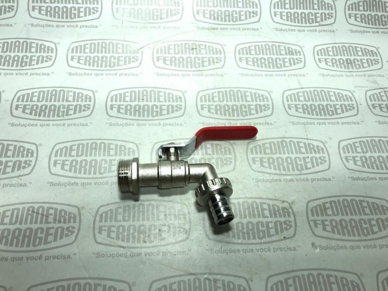 TORNEIRA ESF. 3/4 P/ MANG.1/2 METAL