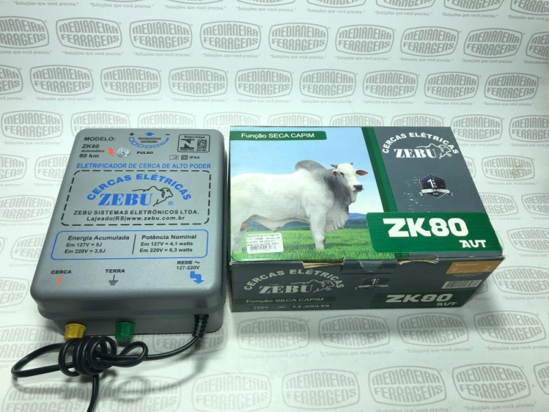 ELETRIF. DE CERCA  ZK80 3,9J AUTOM. ZEBU