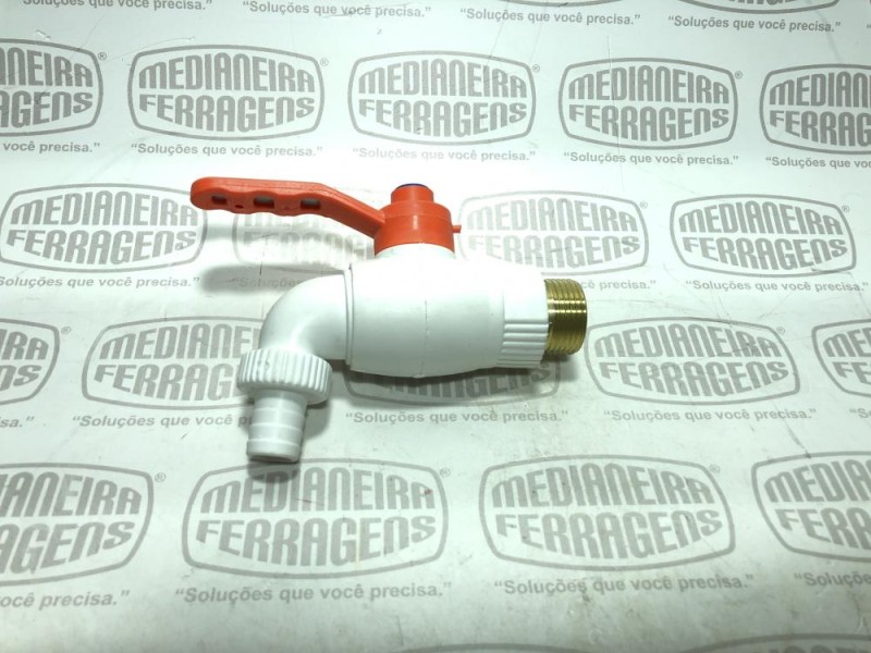 TORNEIRA ESF. 3/4 P/ MANG.1/2 PVC REFORCADA