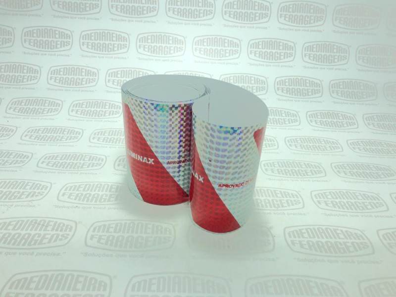 FAIXA REFLET PARA CHOQ 2,40 MT AUTOBRILHO LUMINAX