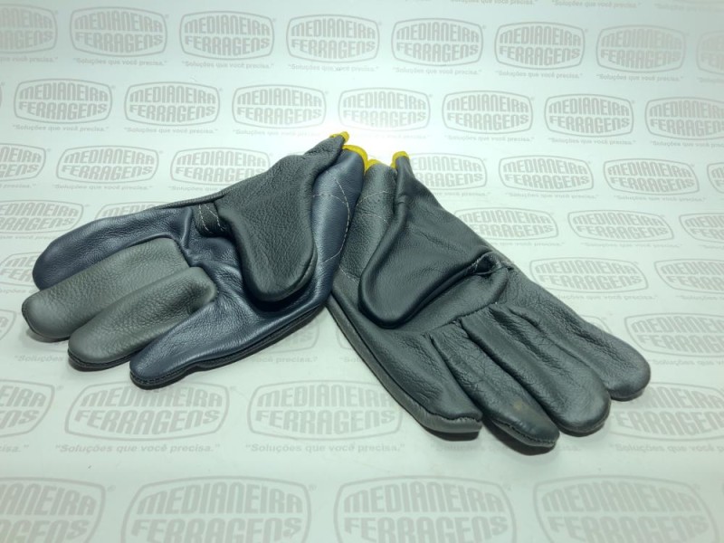 LUVA VAQUETA  7 CM MULTICOR REFORÇADA