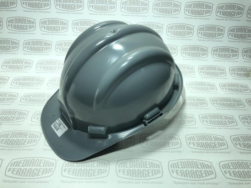 CAPACETE SEG. PLT CINZA  C.A 31469 PLASTCOR
