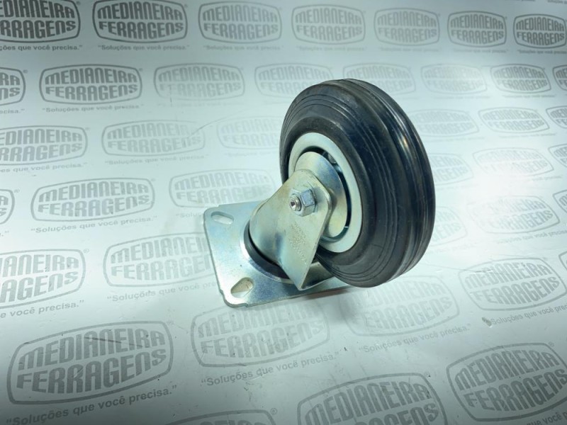 RODIZIO GIRA. GL 412 BORRACHA SCHIOPA