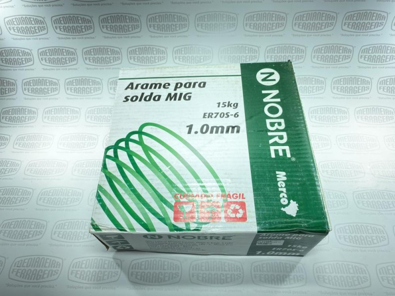 ARAME D SOLDA MIG 1.00 MM ROLO 15,0 KG GALZER