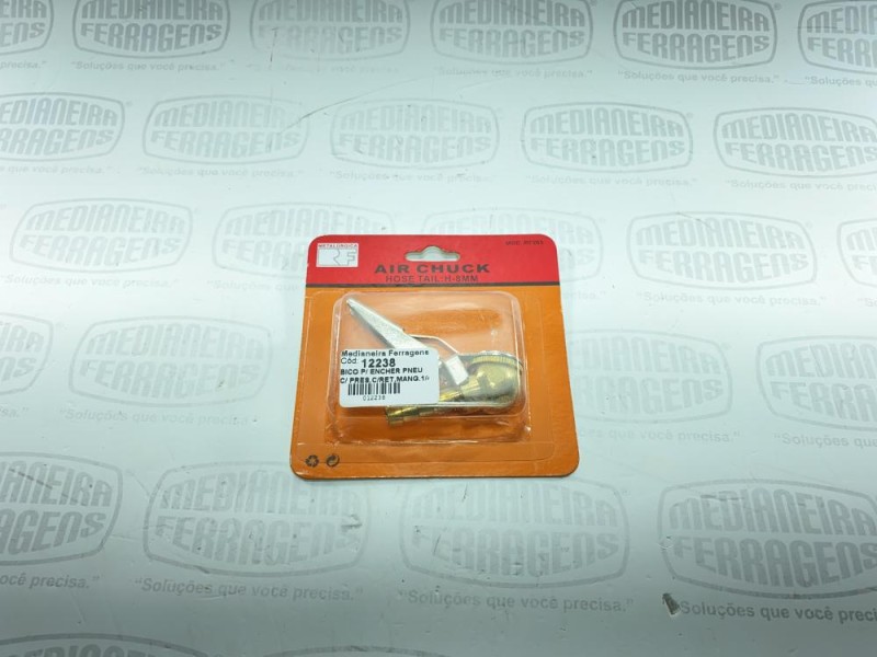 BICO P/ ENCHER PNEU C/ PRES.C/RET.MANG.1/4