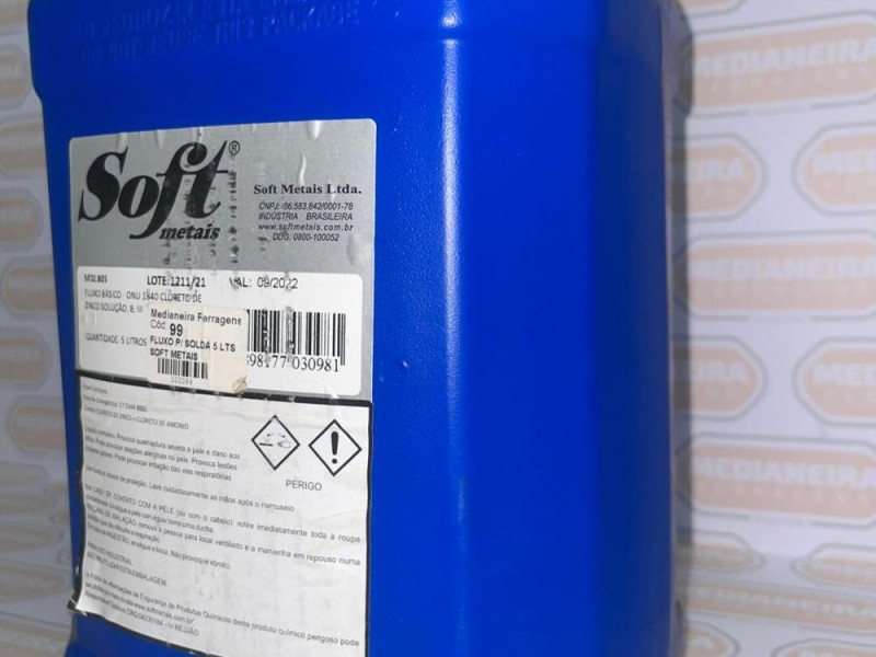 FLUXO P/ SOLDA 5 LTS SOFT METAIS