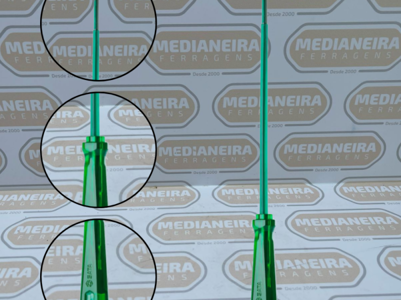 CHAVE D FENDA 1/4  X  6  ISOL.SATA (6,5X150MM)