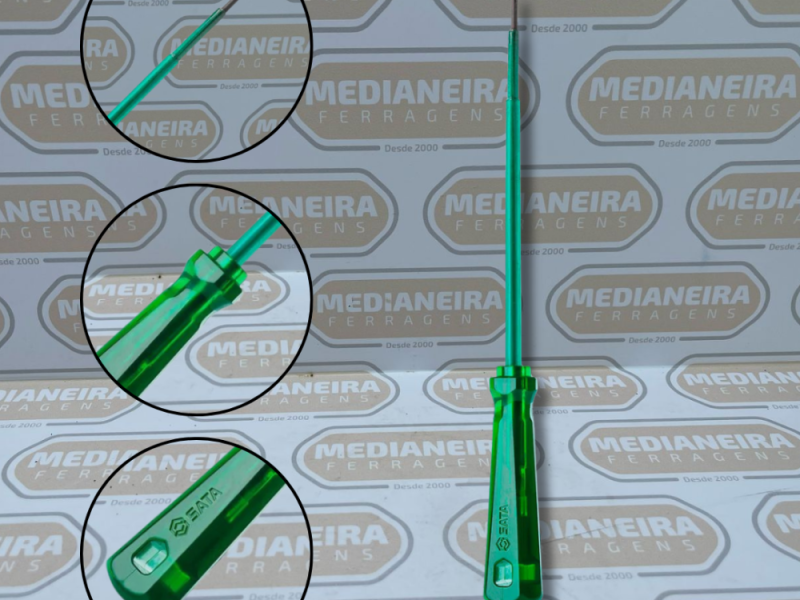 CHAVE PHILLIPS 1/4  X  4  ISOL.SATA (2X100MM)