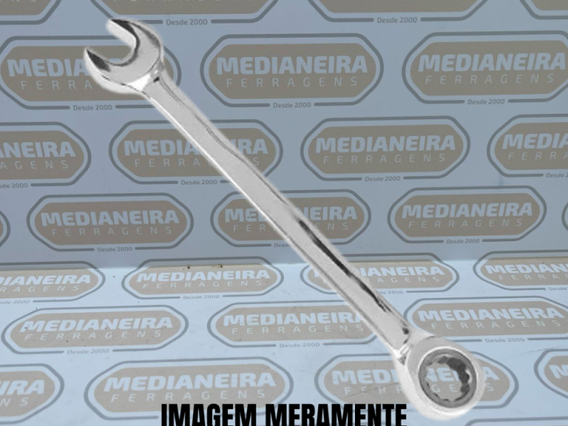 CHAVE COMBINADA 17 MM C/CATRACA GED.RED