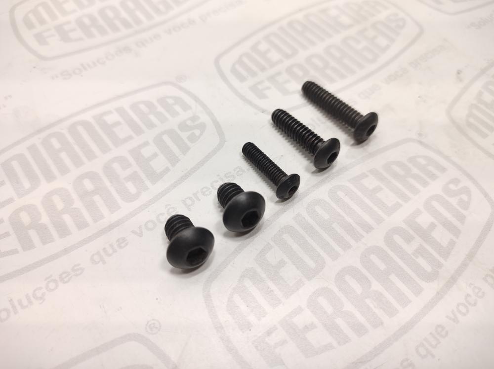 PARAFUSO ALLEN CABECA ABAULADA PF ALL CB ABAUL. MA  4 X  16 MM