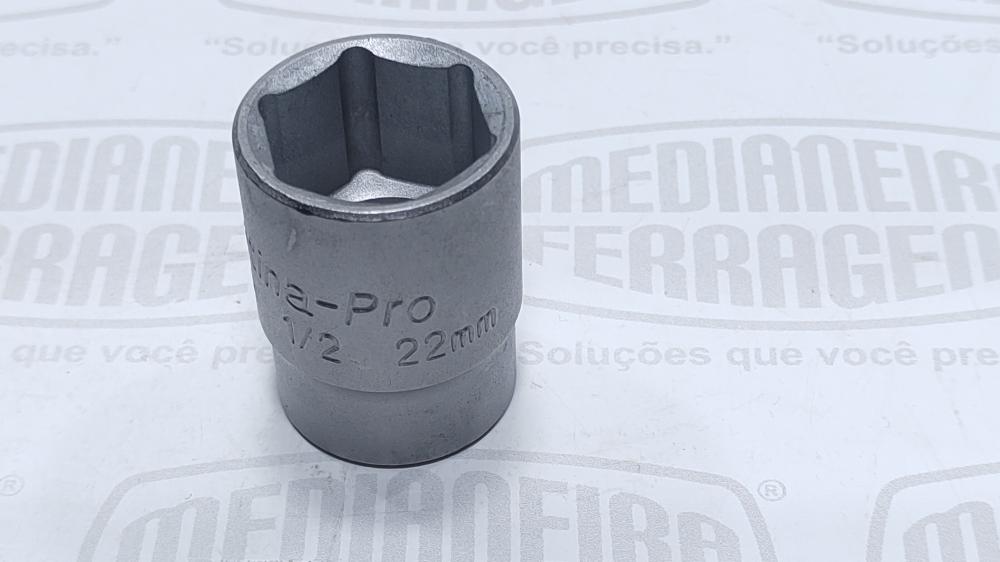 SOQUETE 1/2 X 22 MM  SEXT. TRAMON.