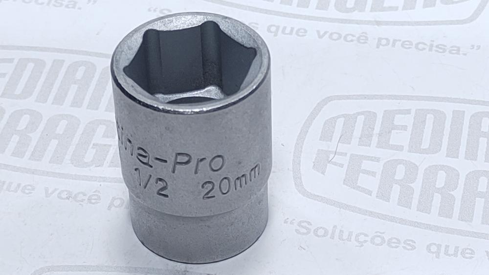 SOQUETE 1/2 X 20 MM  SEXT. TRAMONTINA